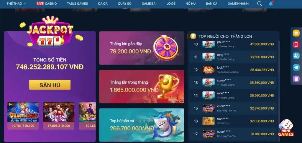 Biểu đồ tỷ lệ hoàn trả cao của mn88 game